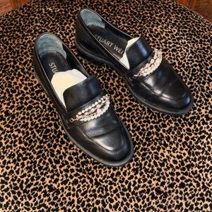 Stuart Weitzman Pearldrop Loafers- 6